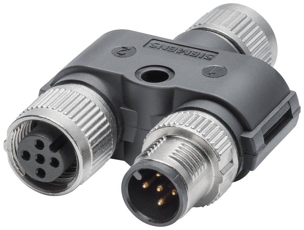 M12 Power T-TAP (A-kodiert) - Energie-T-Stück für SCALANCE XP-200 Switches