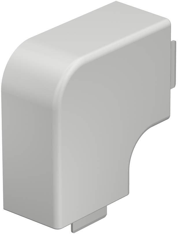 Flachwinkelhaube 40x60mm PVC lichtgrau 7035