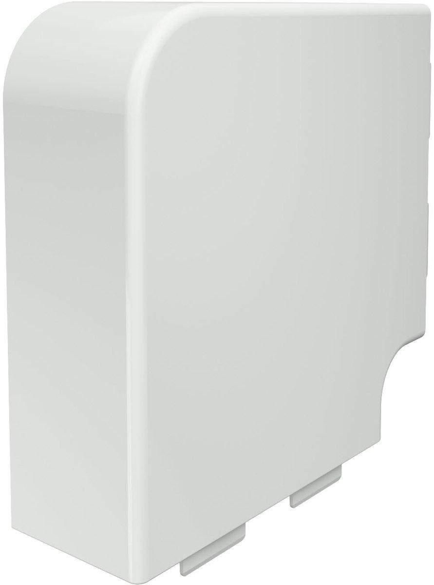 Flachwinkelhaube 60x150mm PVC lichtgrau 7035