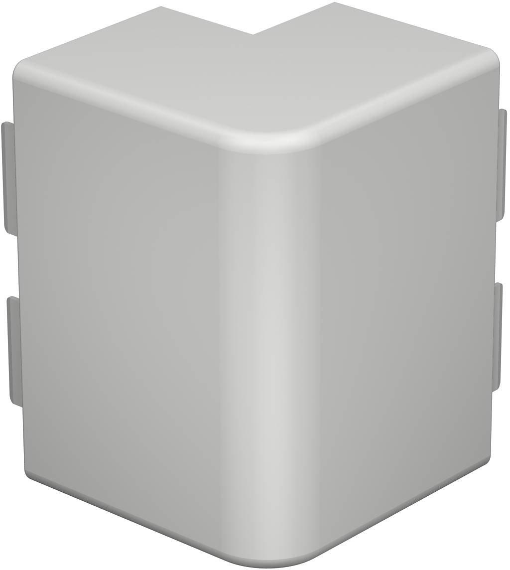 Außeneckhaube 60x130mm PVC steingrau 7030