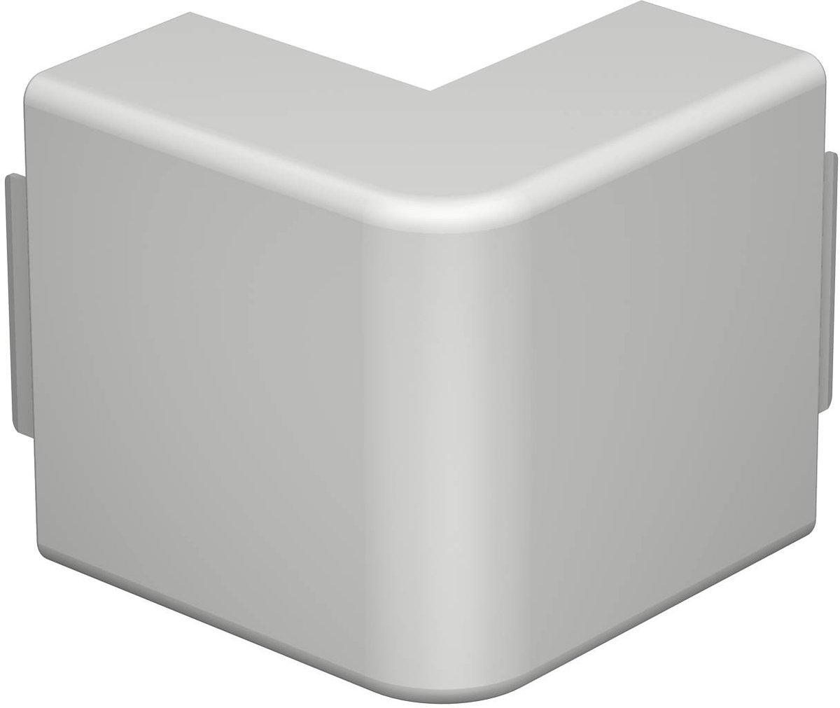 Außeneckhaube 40x90mm PVC steingrau 7030