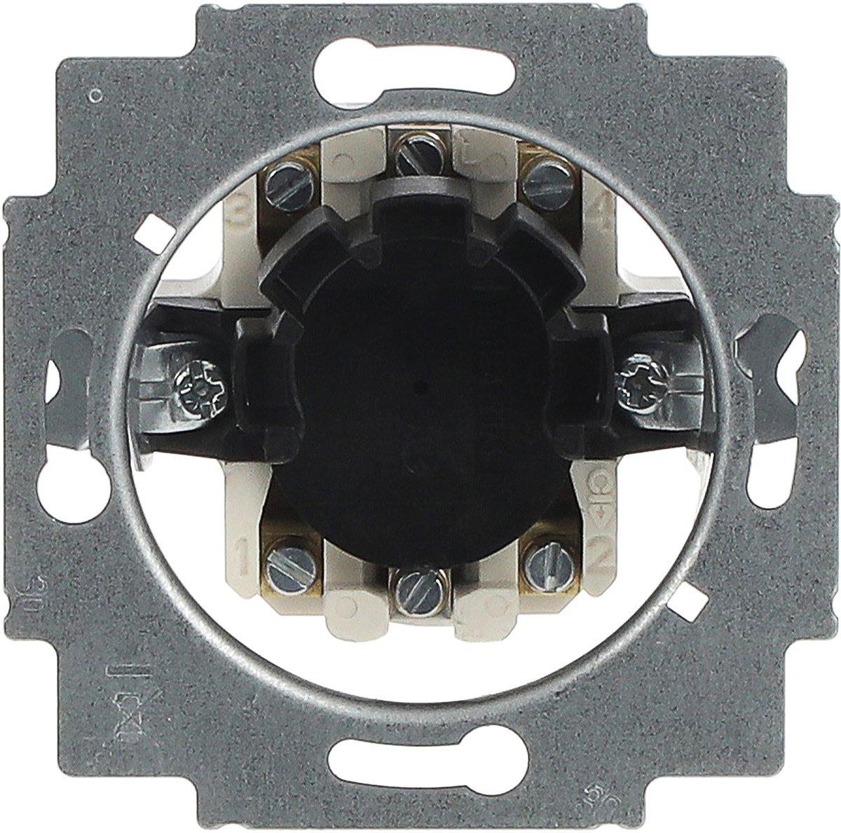 Jalousieschalter-Einsatz 2-poliger Taster 10 A für Profilhalbzylinder