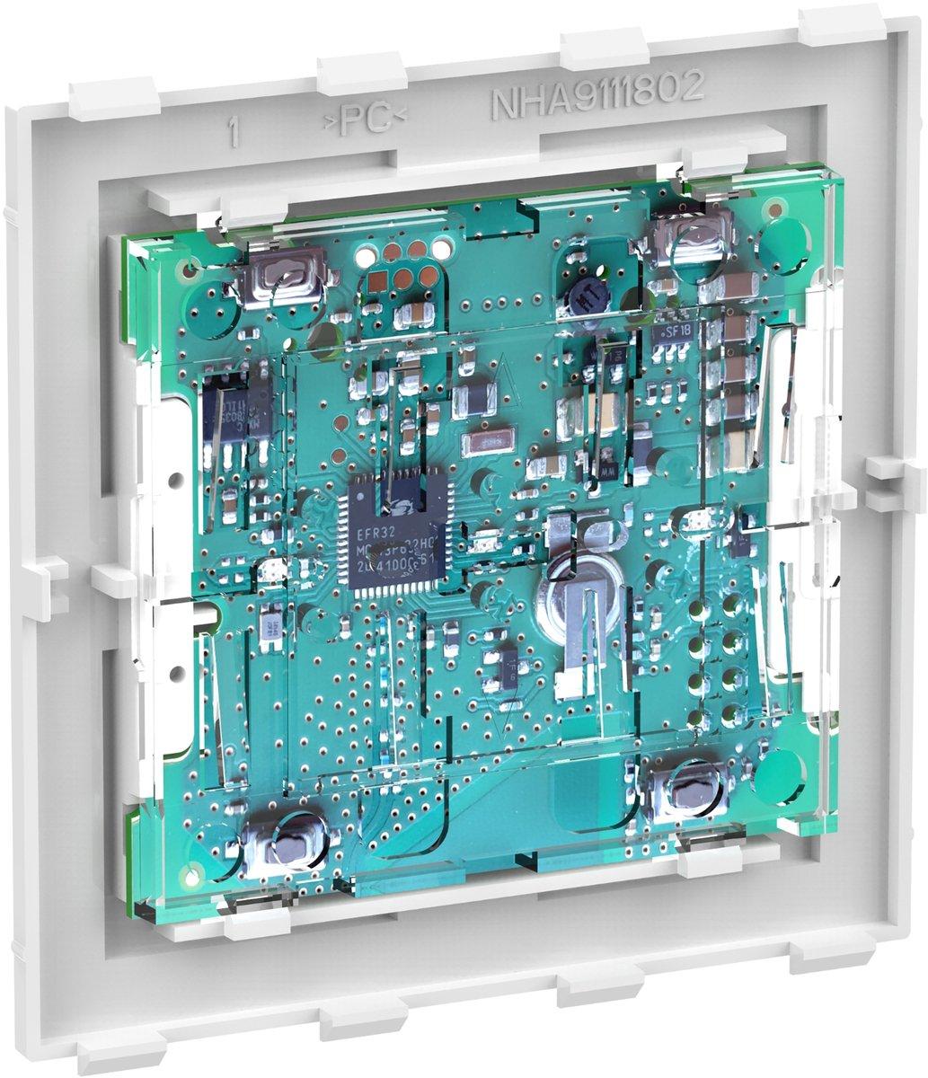 Wiser Connected Taster-Modul 1-fach System Design