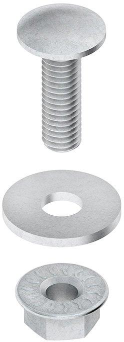 Flachrundkopfschraube M6 ähnl. DIN 603 Länge 20 mm