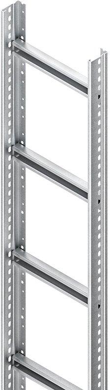 Steigetrasse 60x600x3000mm Sprossenabstand 300mm 1,75kN t=2mm Stahl bandverzinkt