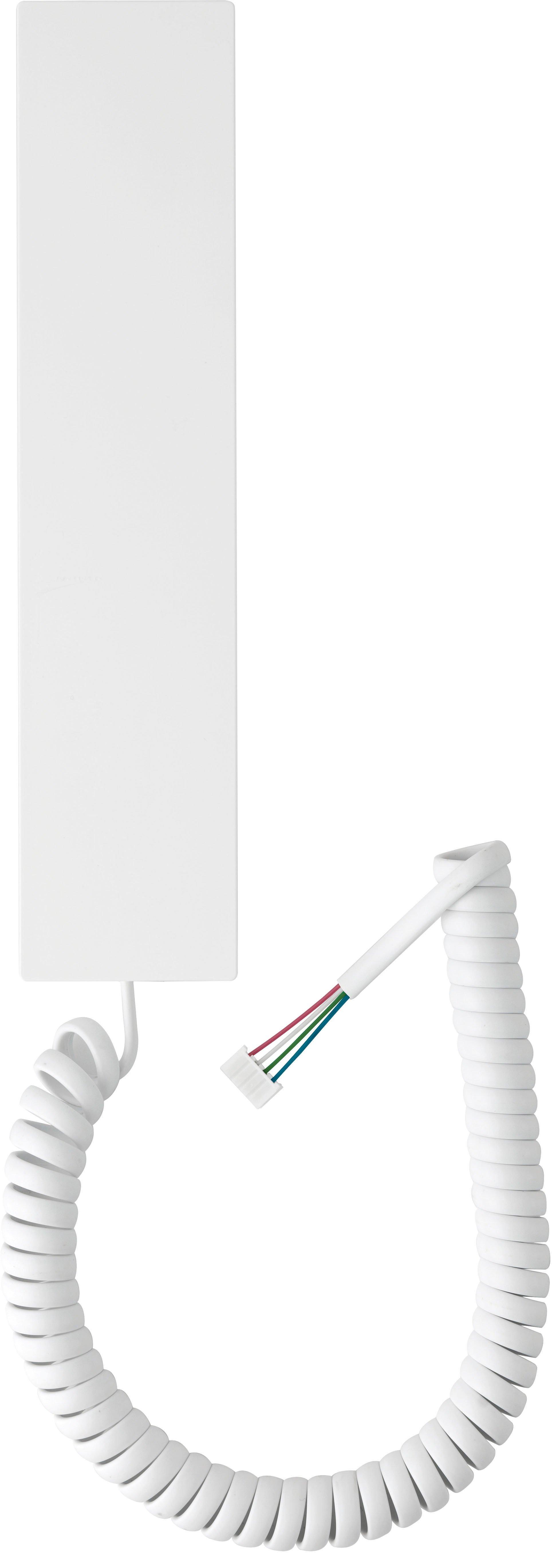 Haustelefon Voxie 2F+ Hörer+2-Taster weiß