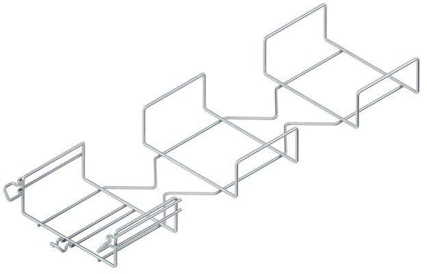 Bogen 90° für MTC mit angeschweißtem Verbinder 54x100 mm CITO Stahl