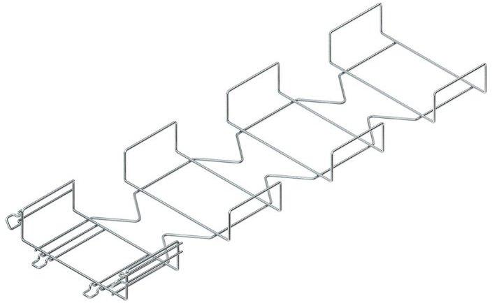 Bogen 90° für MTC mit angeschweißtem Verbinder 54x200 mm CITO Stahl