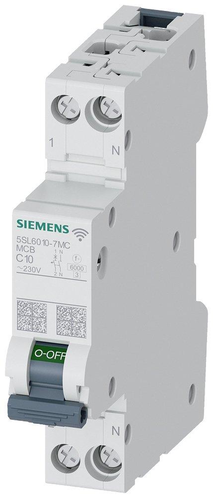 Leitungsschutzschalter mit Messfunktion Kommunikation 230V AC 6kA 1+N C 10A