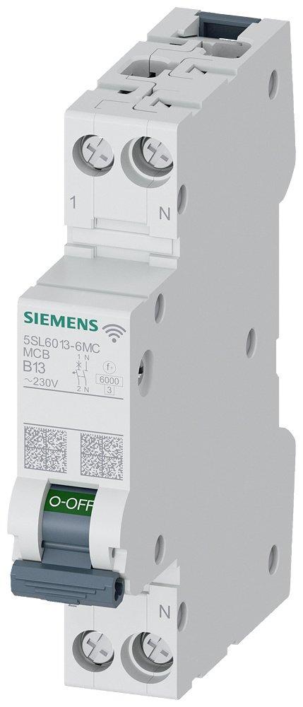 Leitungsschutzschalter mit Messfunktion Kommunikation 230V AC 6kA 1+N B 13A