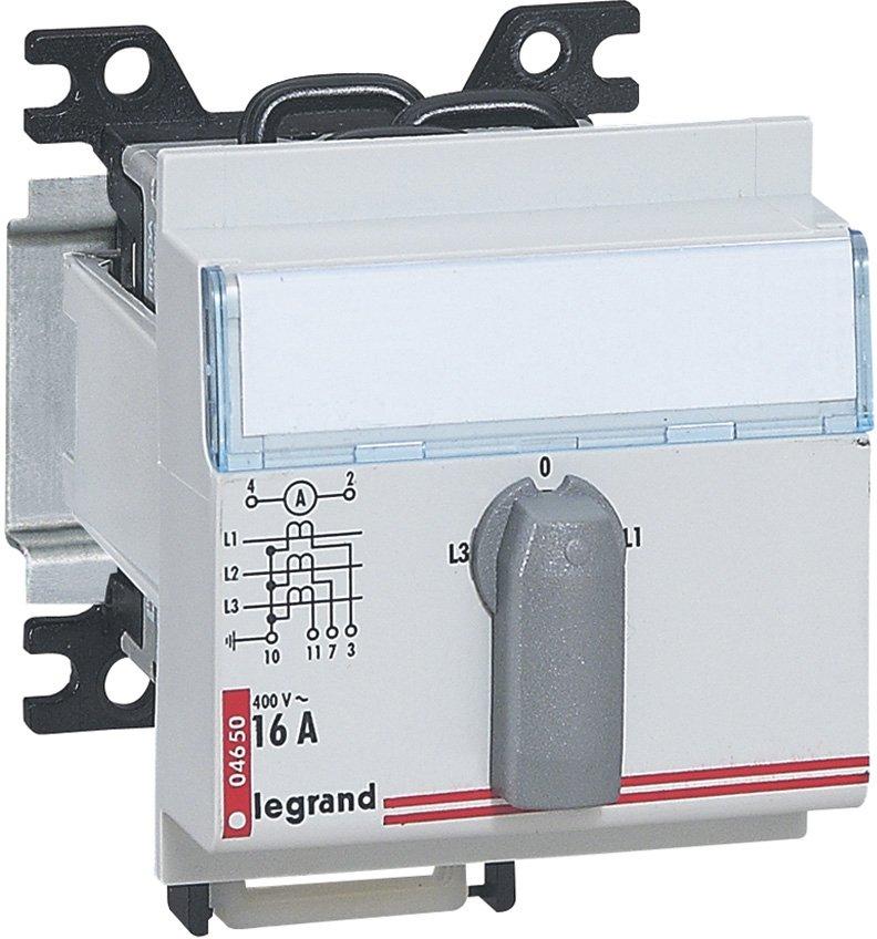 Amperemeter-Umschalter, 4-Stellungen, 3-phasig, Umschalter 3 Teilungseinheiten