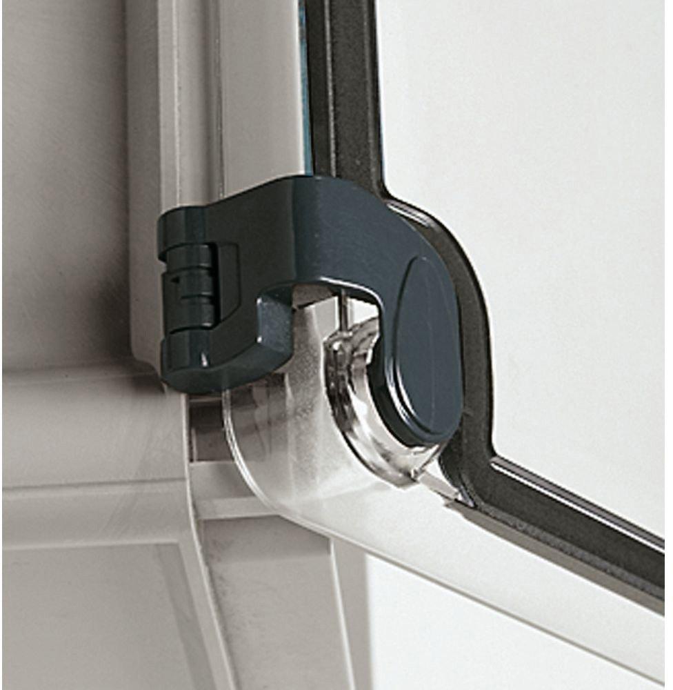 Scharniere, Satz mit je 2 Stück, Schwarz, für (HxB): 310 x 240mm bis 360 x 270mm