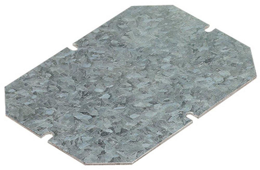 Montageplatte, Vollplatte, für Kunststoffgehäuse der Abmessung 180 x 140 mm(HxB)