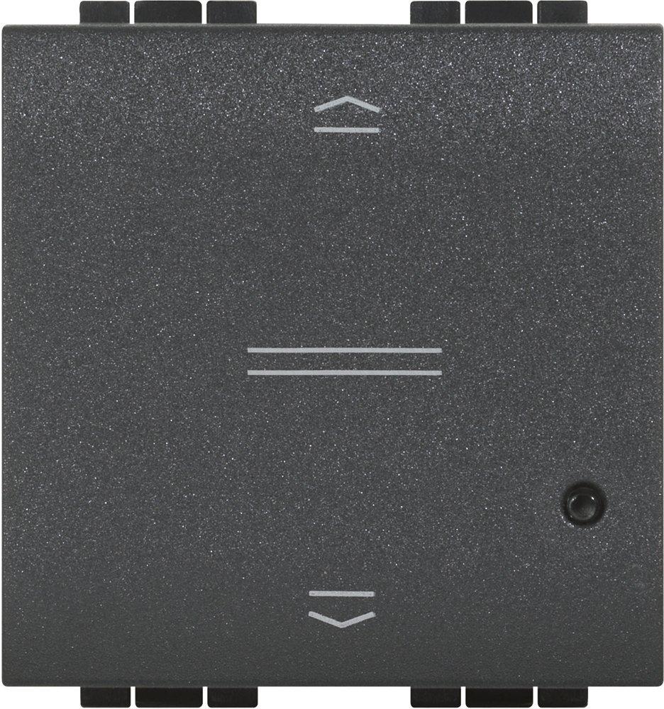 Rollladenschalter 2-modulig für LivingLight with Netatmo Farbe: Anthrazit