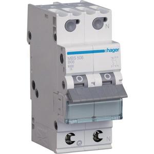 LS-Schalter 1P+N 6kA B-6A QC 2M