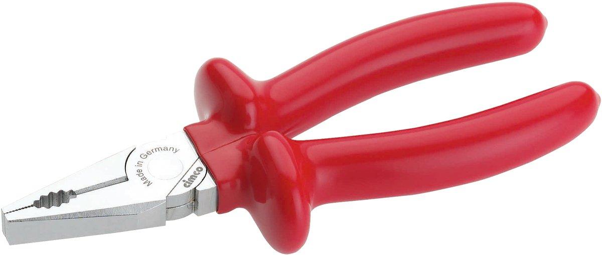 1000 V Kombinationszange DIN ISO 5746, Länge 160 mm, mit flachen Backen