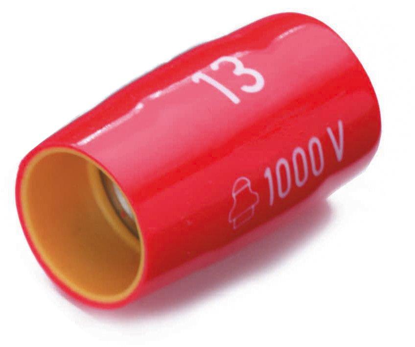 Steckschlüsseleinsatz DIN 7448 1000V SW10 1/2 Zoll-Innenvierkant