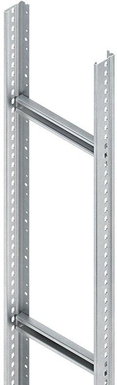 Steigetrasse 60x400x6000 mm Sprossenabstand 600 mm 1,75 kN t=2 mm Edelstahl