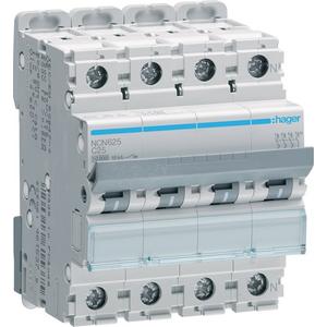 LS-Schalter 3P+N 10kA/15kA C-25A 4M