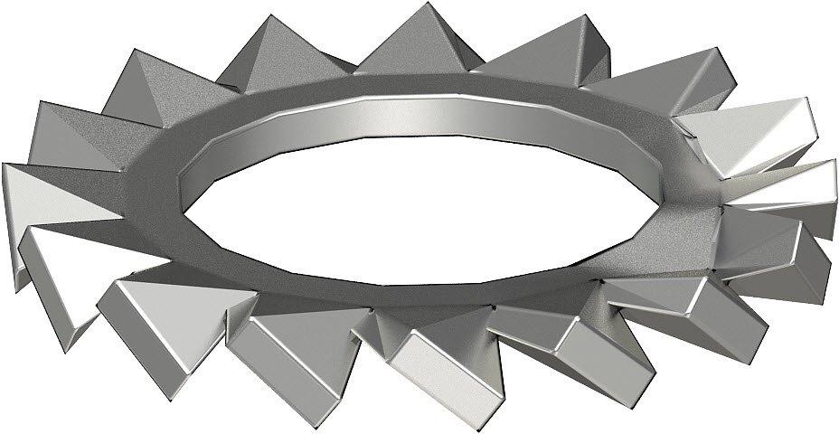 Fächerscheibe M6 A4 2B