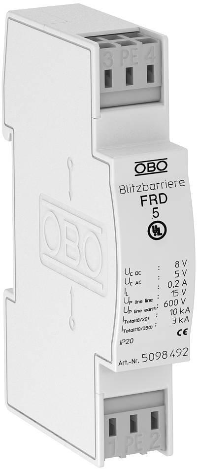 Blitzbarriere mit Entkopplungswiderstand 110V AC