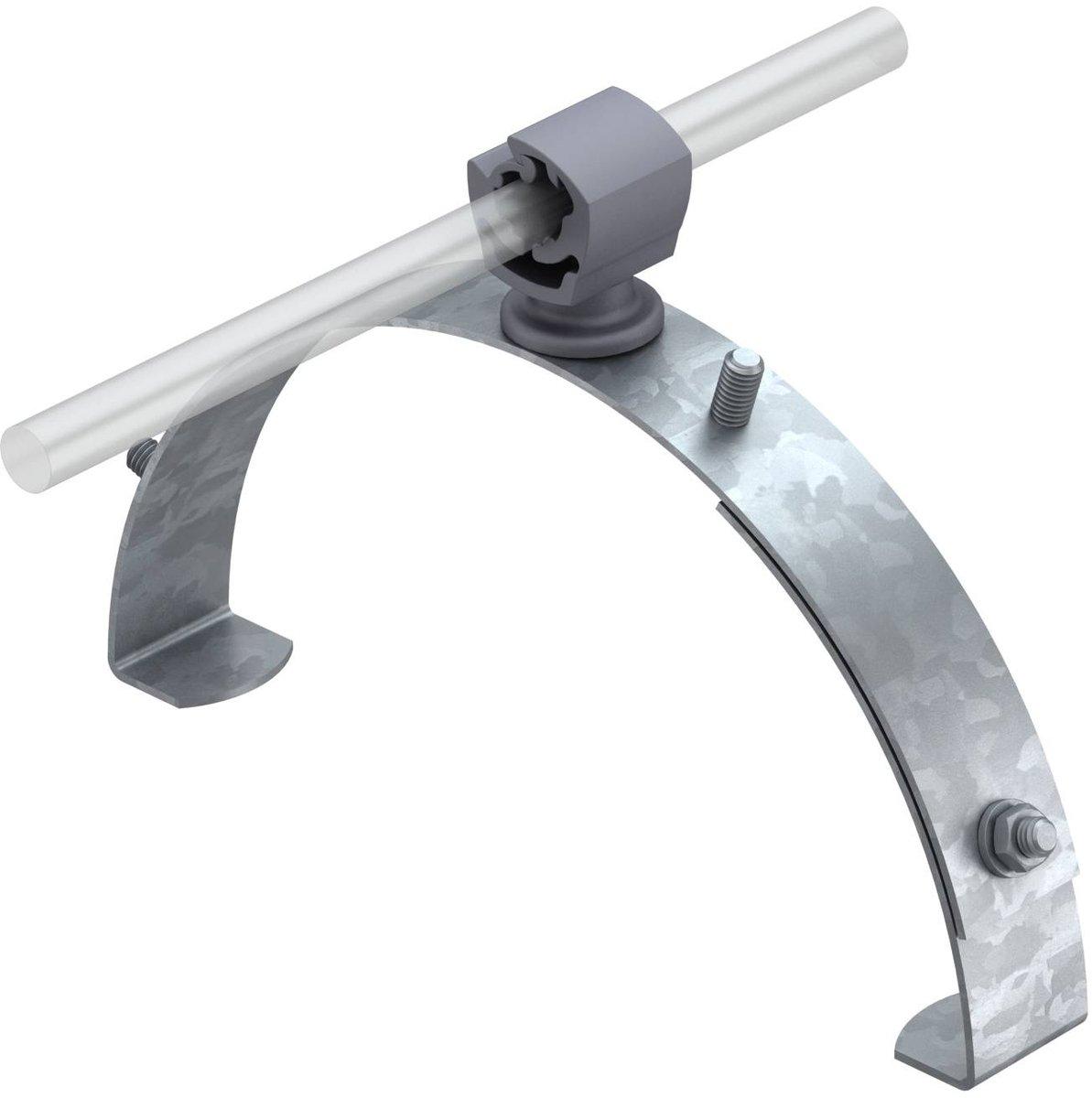 Dachleitungshalter für Firstziegel 8mm St tauchfeuerverzinkt