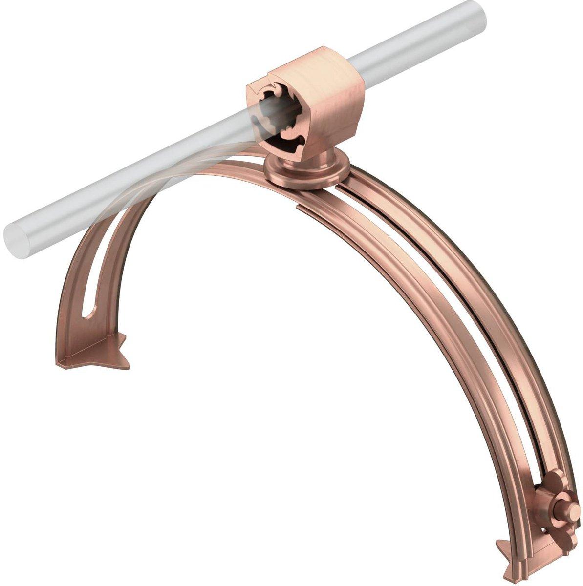 Dachleitungshalter für Firstziegel 8mm Cu