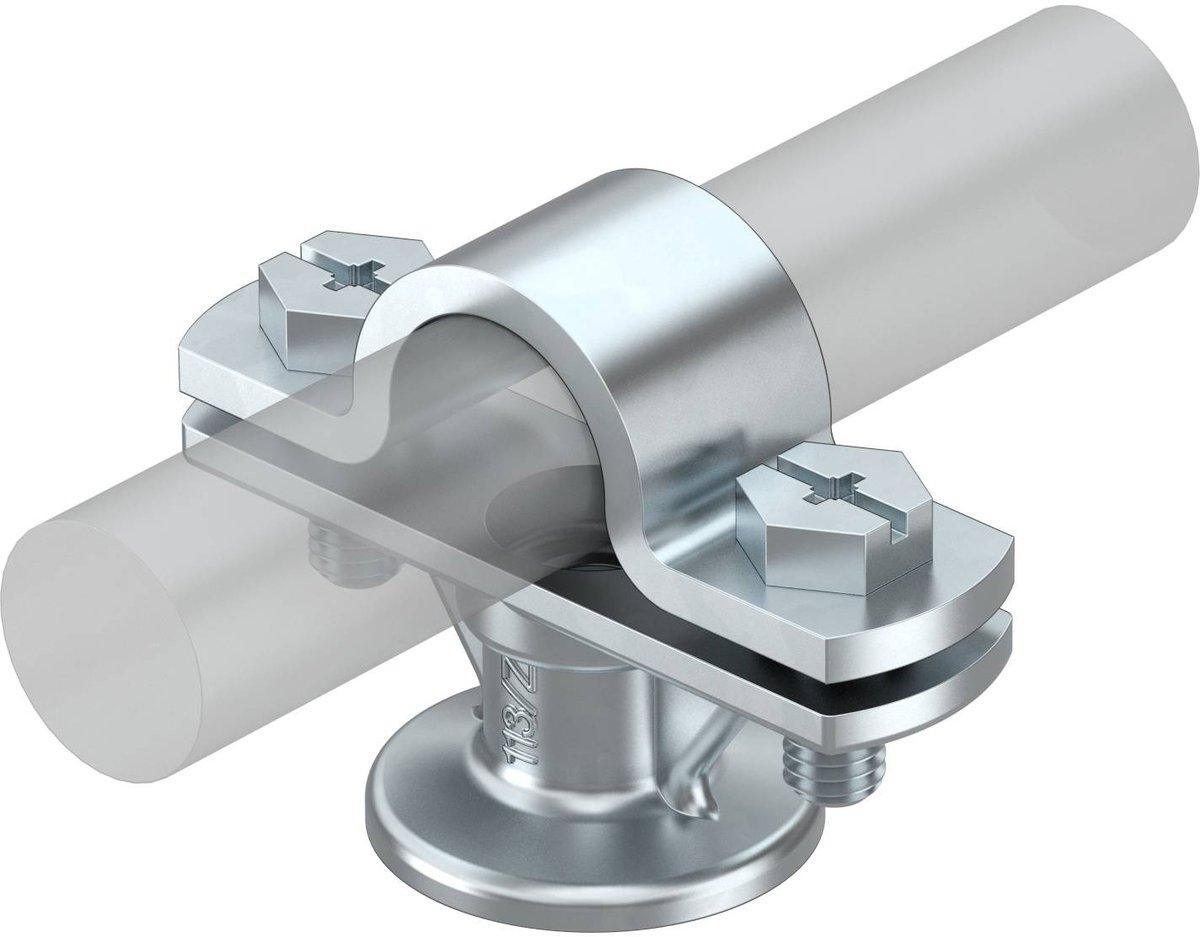 Halter für Isolierstange 20mm Zn verzinkt