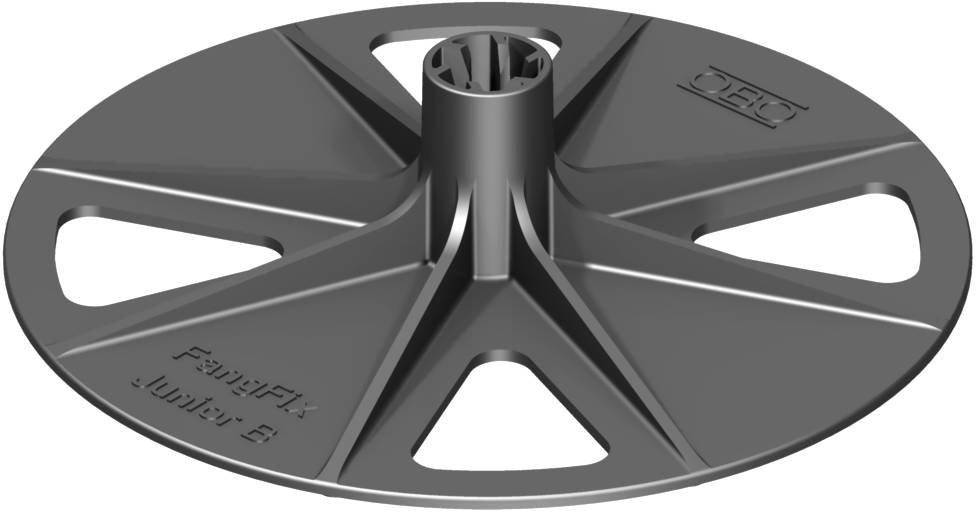 Basissystem für FangFix Junior 150x150x36 PP graphitschwarz 9011