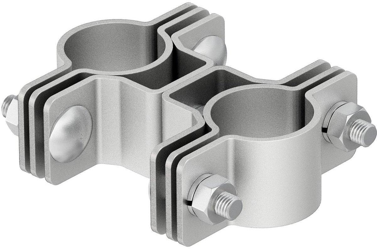 Träger isFang für Rohrmontage ø 40-50mm V2A 1.4301