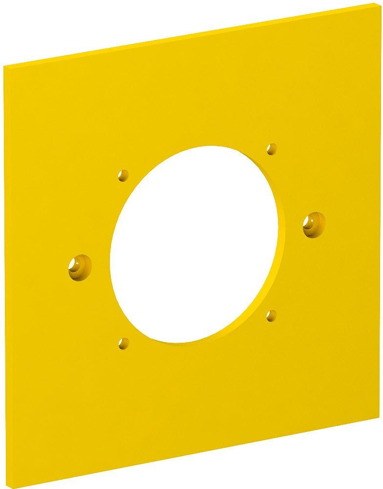Abdeckplatte für 1x Steckdose 38x38 95x95mm PA rapsgelb 1021