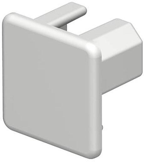 Endstück 20x20mm PVC steingrau 7030
