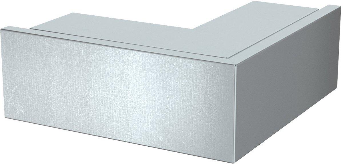 Außeneck 80x80mm St bandverzinkt / kunststoffbeschichtet reinweiß 9010