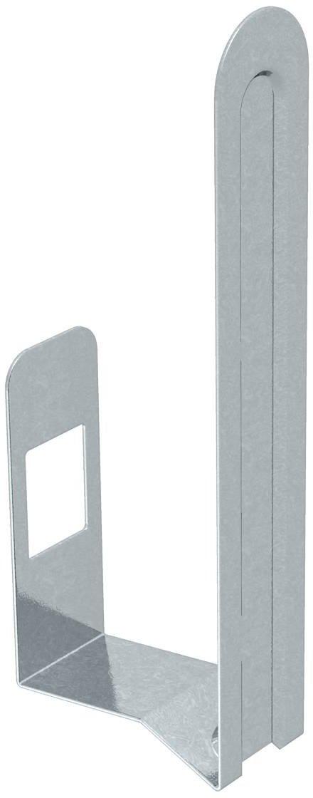Kanalklammer 140mm St bandverzinkt