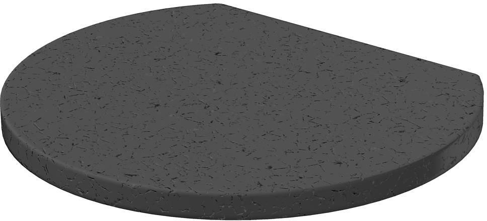 Gummiunterlage 70x4 GUM schwarz
