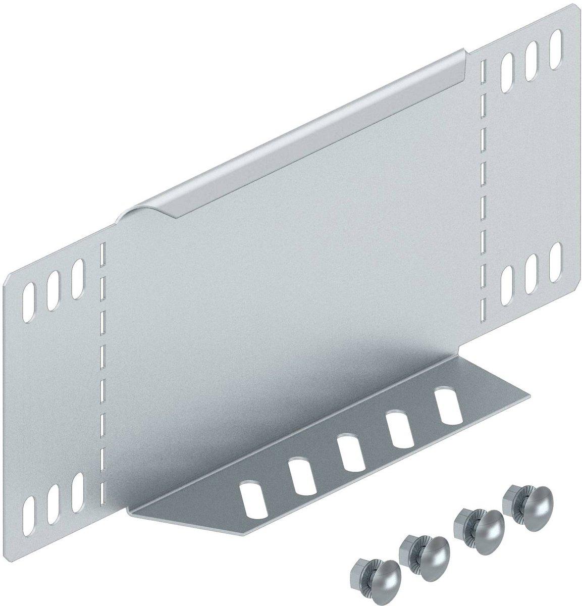Reduzierwinkel/ Endabschluss für Kabelrinne 110x400 St bandverzinkt Zink/Alumini