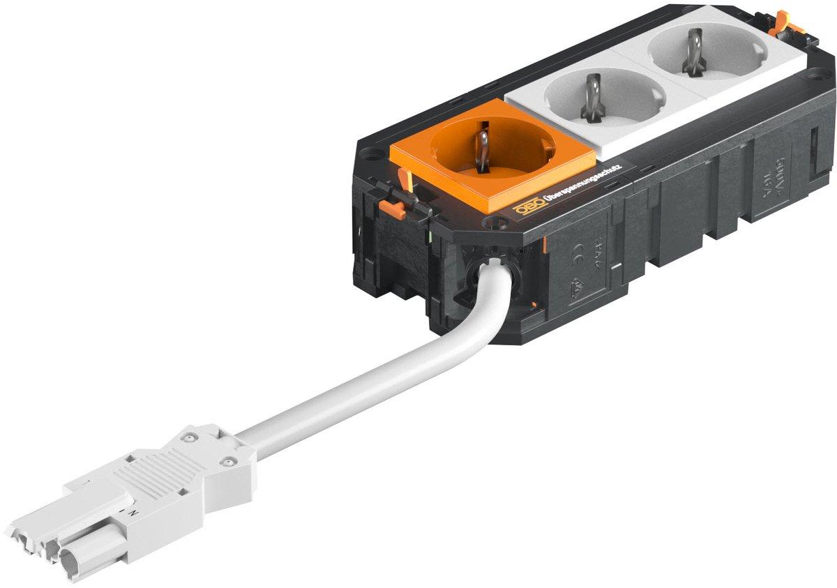 Universalträger Connect mit Wieland Stecksystem VDE 165x76x45