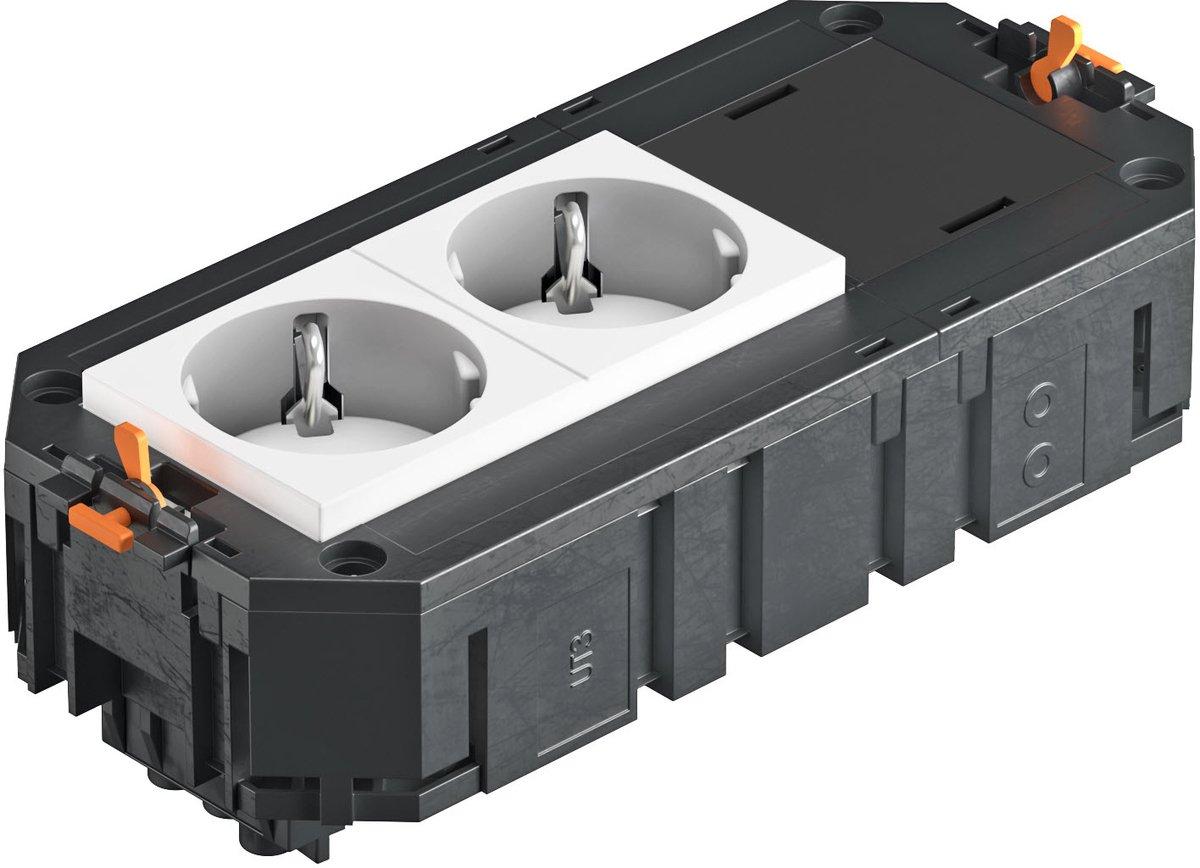 Universalträger Connect mit Wieland Stecksystem VDE 165x76x45