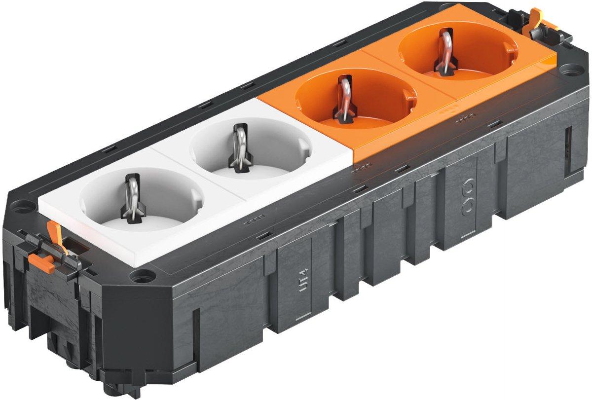 Universalträger Connect mit Wieland Stecksystem VDE 208x76x45