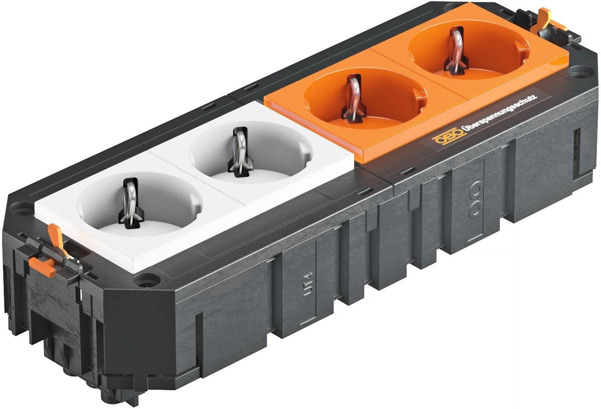 Universalträger Connect mit Wieland Stecksystem VDE 208x76x45