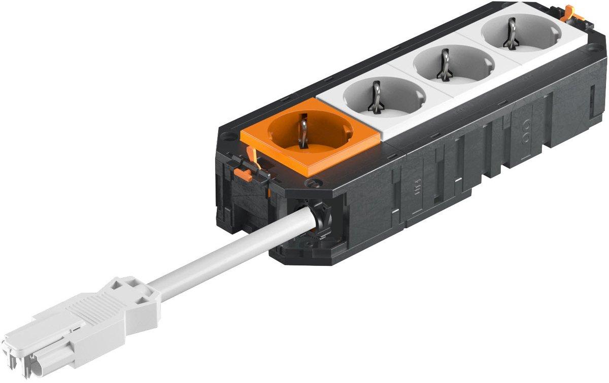 Universalträger Connect mit Wieland Stecksystem VDE 208x76x45