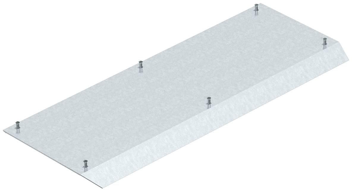 Blinddeckel für Aufboden-Abzweigekanal St bandverzinkt