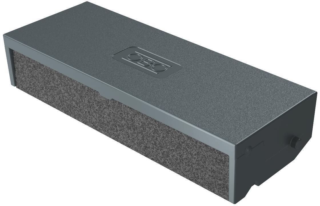 Schnurauslass für Rastschieber 95x31x36 PC/ABS eisengrau 7011