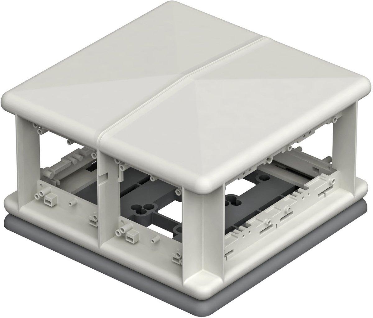 Telitank 225x225x125 PA lichtgrau 7035