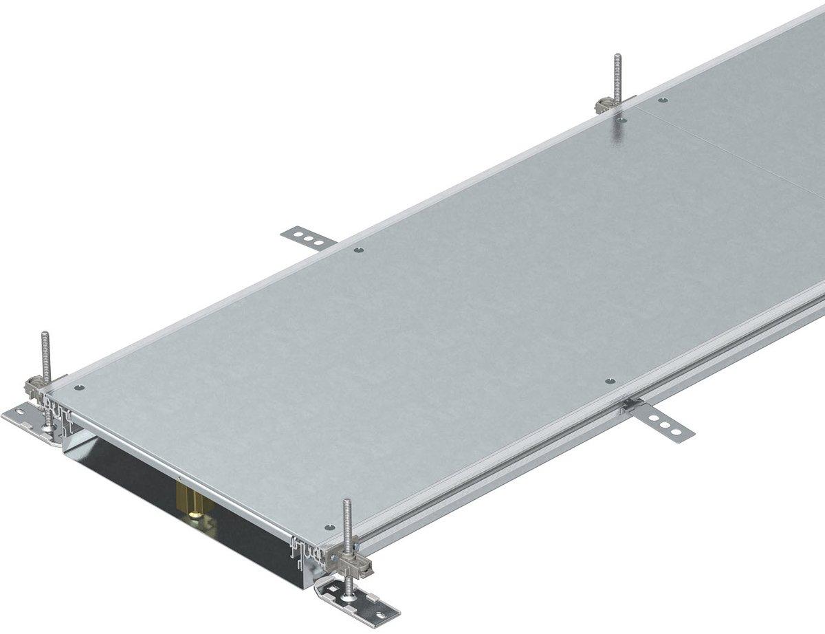 Kanaleinheit estrichbündig blind 2400x600x60 St bandverzinkt