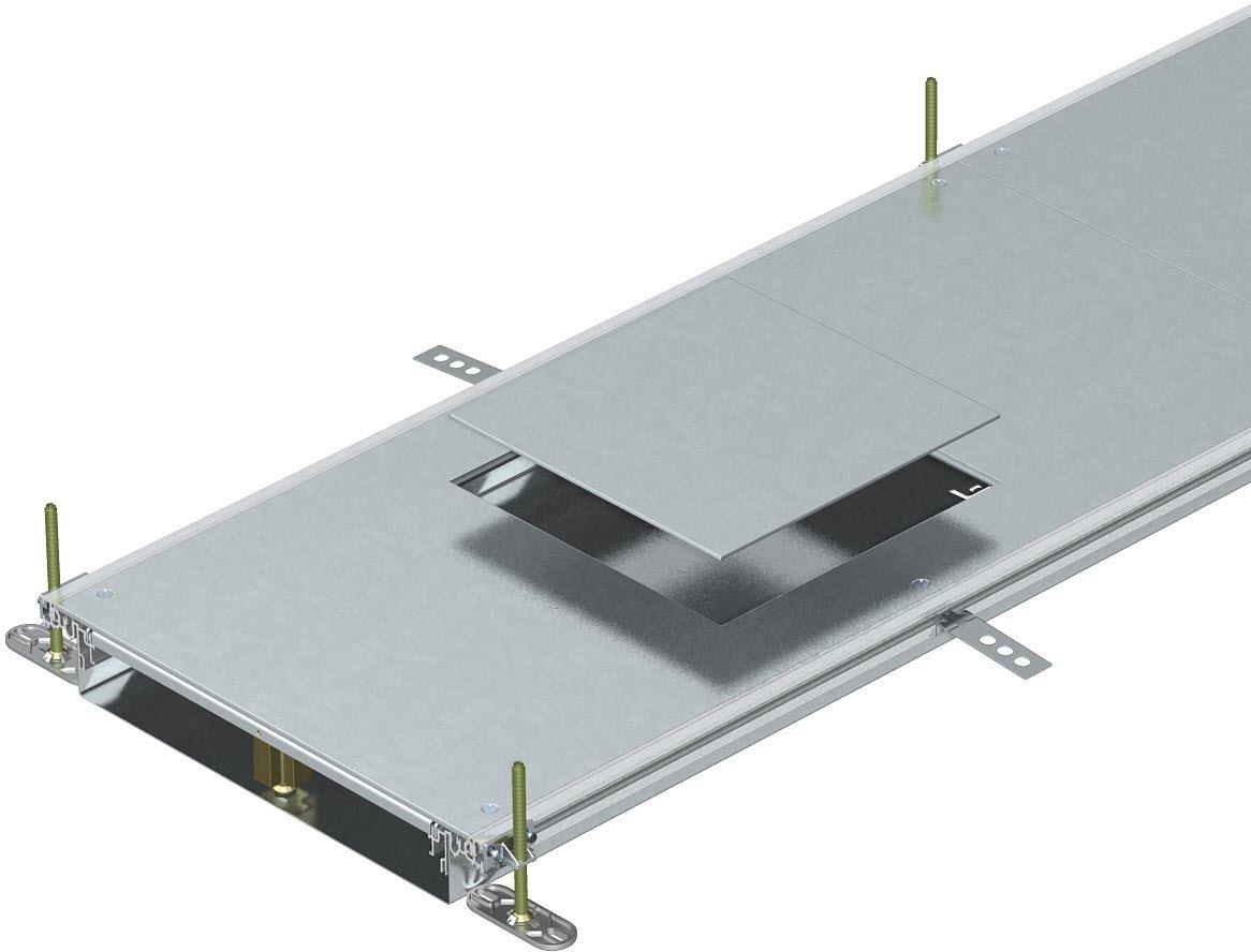 Kanaleinheit estrichbündig für Geräteeinsatz GES9 2400x400x60 St bandverzinkt
