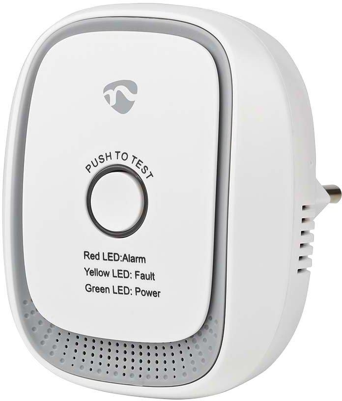 Smartlife Gasdetektro ZBDG11CWT Mit Testtaste 75 dB Weiss