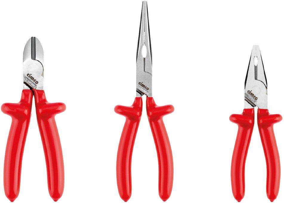 Zangen-Set VDE 1000V 3-teilig Tauchisolation