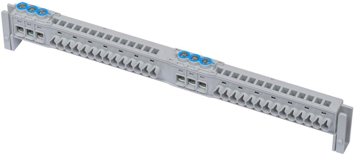 N-Klemme Resi9 KV 2x17 Anschlüsse 63A für die Aufputzmontage