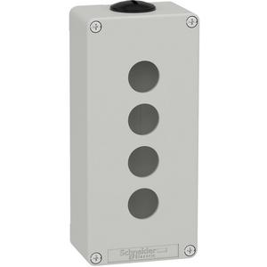 Leergehäuse XAP Metall grau für 4x22mm 80x175x51,5 mm M25